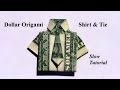 Dollar Origami Shirt & Tie (Revised Slow Tutorial)