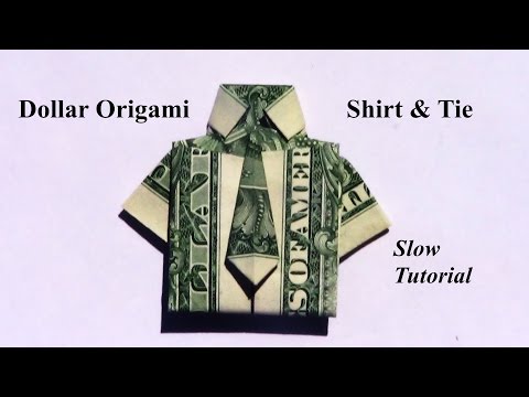 dollar-origami-shirt-&-tie-(revised-slow-tutorial)