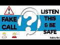 Fake Call 2020 - Listen This & Be Safe - Phone Number Complaint Fake Call - Don't fall into the trap