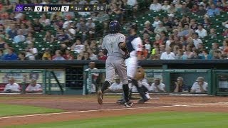 COL@HOU: CarGo's RBI double puts Rockies on the board
