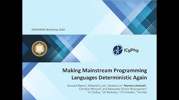 Making Mainstream Programming Languages Deterministic Again (SYNCHRON 