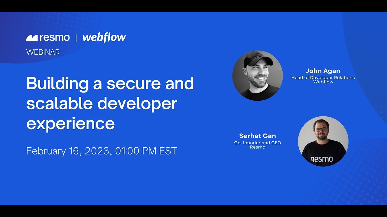 Building a secure and scalable developer experience - YouTube
