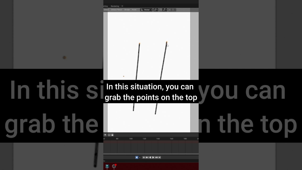 How to Merge Points in Grease Pencil (Blender Tutorial)