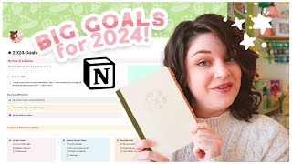 [ NOTION GOALS PLANNER ] How I'm Reaching my 2024 Goals