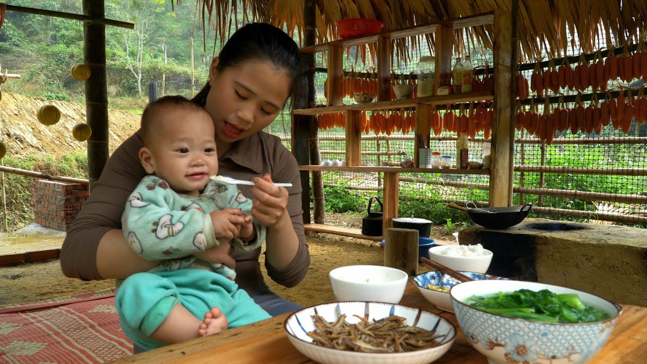 Простой день из нашей сельской жизни – работа на ферме, приготовление простой еды и обед