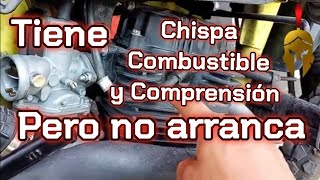 Tiene Chispa, Compresión y Gasolina, pero no arranca(bobina de encendido quemada)