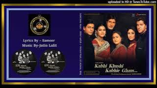Kabhi Khushi Kabhie Gham - Lata Mangeshkar  - Kabhi Khushi Kabhie Gham 2001 - Vinyl 320k