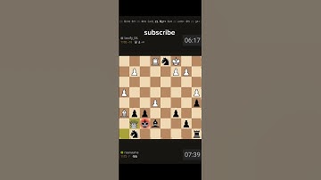 one wrong move #chess #games #chessgame #checkmate
