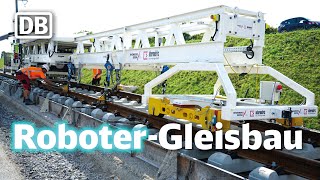 Roboter im Gleisbau bei Stuttgart 21