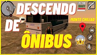 GTA SA - SUBINDO E DESCENDO DE ÔNIBUS O MONTE CHILIAD (mobile)