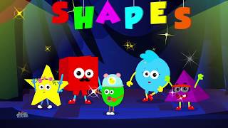 shapes finger family shapes song nursery rhymes kids songs