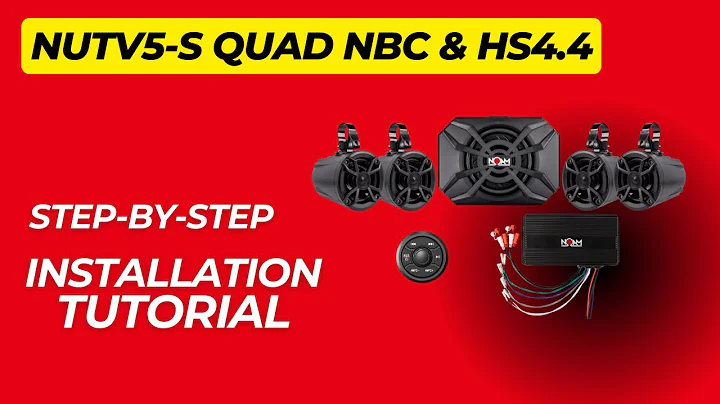 NUTV5-S QUAD system, Step-By-Step installation guide with the new NBC and the new HS4.4 amplifier