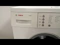 Bosch Maxx Logic and so on  Washing Machine 1400 800 No Spin Error code Reset, How To