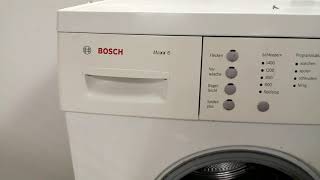 Bosch Maxx Logic and so on  Washing Machine 1400 800 No Spin Error code Reset, How To