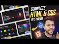 Complete HTML & CSS Tutorial | Build & Deploy your Portfolio Website