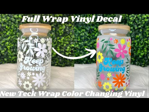 HOW TO USE COLOR CHANGING VINYL + HOW TO GET YOUR VINYL TO STICK TO WOOD