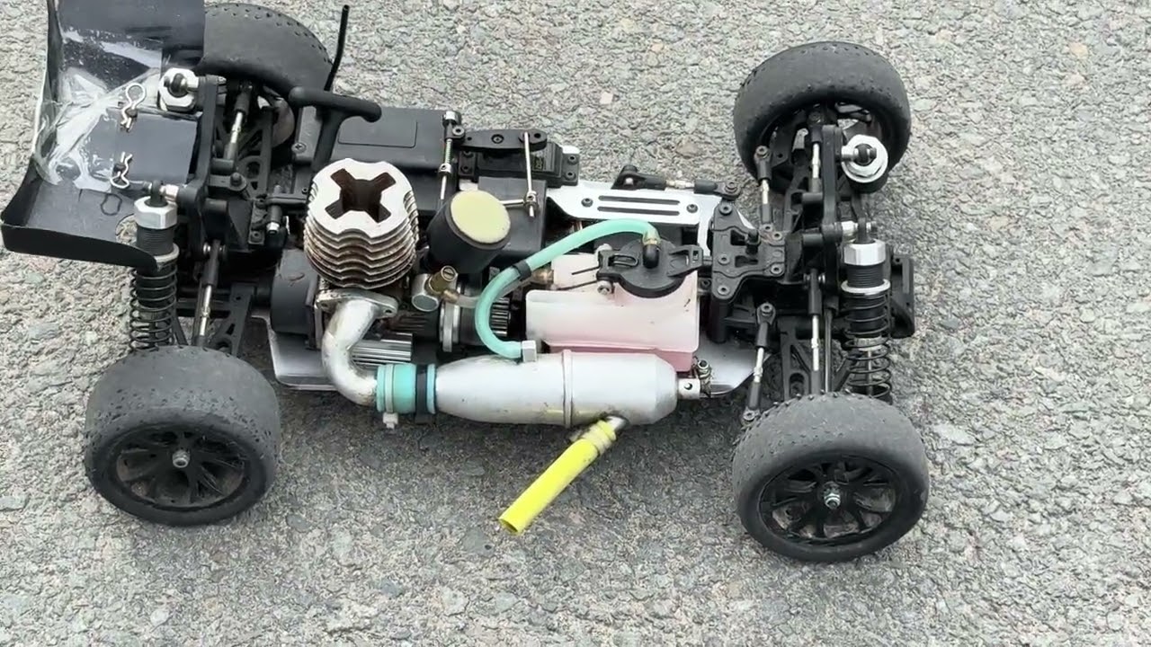VRX 1/10 Scale Nitro Rc Buggy !! Sitting 46 Weeks !! Will It Run ? 