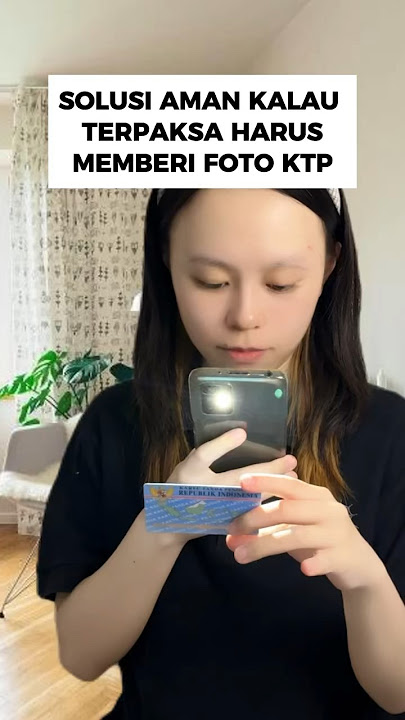 Safe Solution If You Have to Provide a KTP Photo (collab with @josessca) #shorts #work #employees