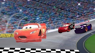 Mcflash Y McStorm Le ganarán a McQueen en dinoco 400?