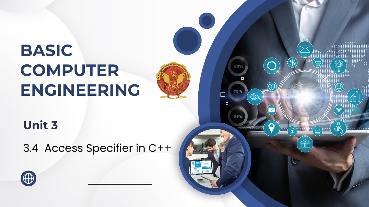 3 4 access specifier in c bt205 youtube