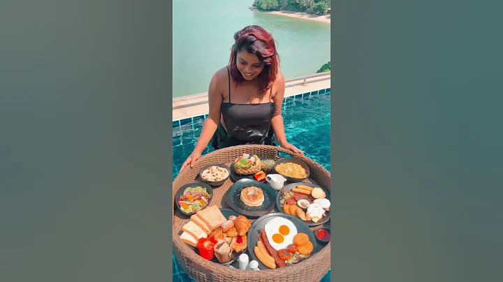 Floating Breakfast At Westin Phuket #phuket #floatingbreakfast #westin #hotel #thailand