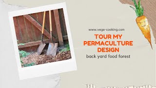 Tour my permaculture design - backyard food forest by VegeCooking 87 views 1 year ago 12 minutes, 36 seconds
