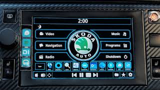 My CarPC bootanimation skoda on android