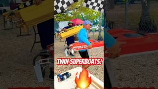 Twin Engine Superboats Loudest RC Racer on Water 