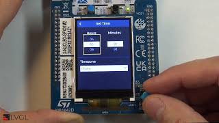 UI on STM32G071RB using only internal flash and RAM