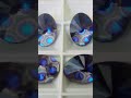 RARE Vtg Swarovski special effect mirror glass jewels.  color - "Blue Caviar" . sz 18x13mm oval