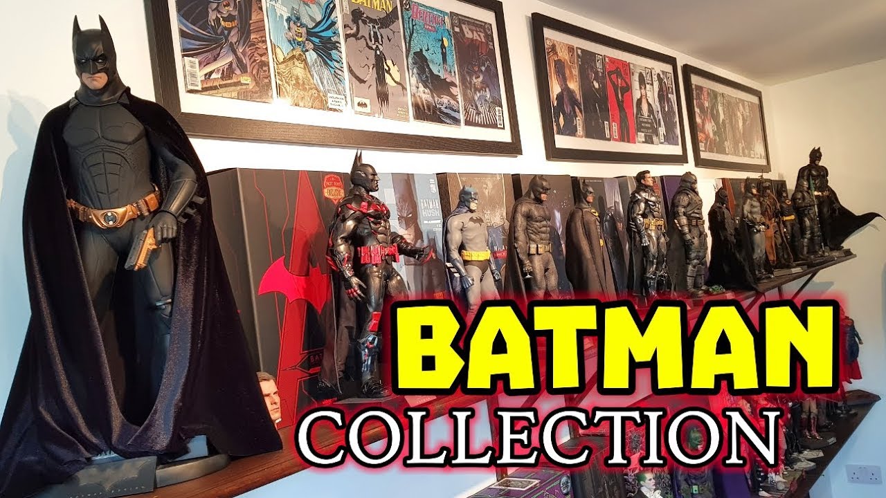 HOT TOYS BATMAN COLLECTION DISPLAY - YouTube