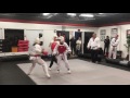 2 on 1 sparring