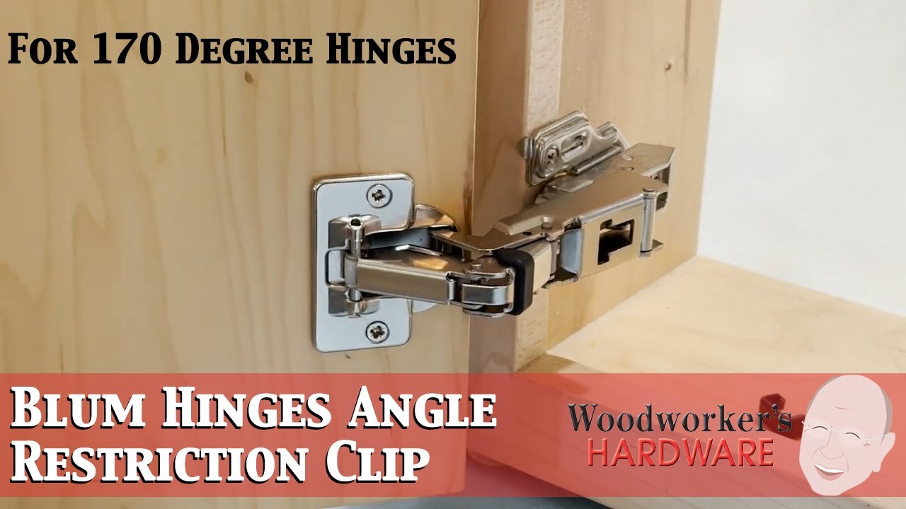 DIY Tips and Tricks European Hinges Video 2 Angle Restriction