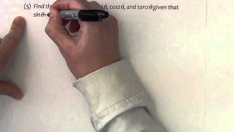 Trigonometry - Chapter 5 Review - Part 1