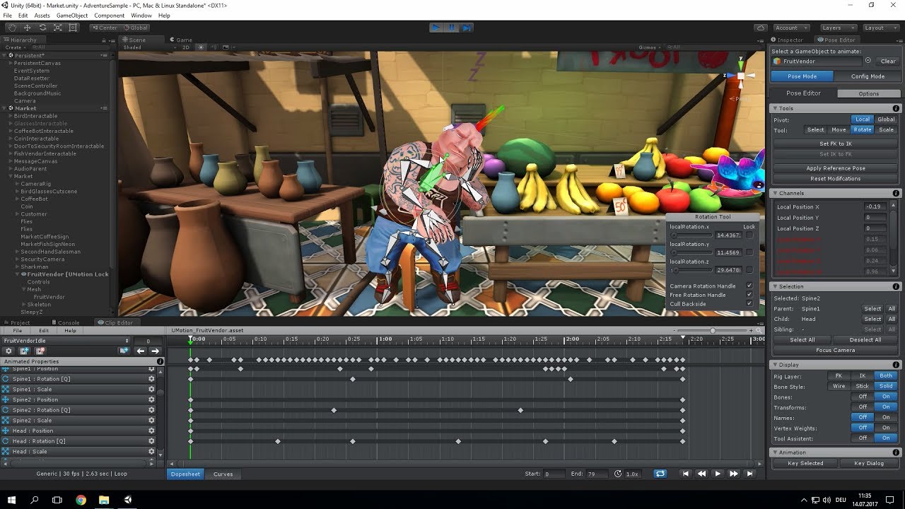 UMotion – Animation Editor for Unity® (development preview) - YouTube