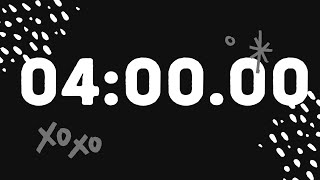 4 Hour Timer | 240 Minutes Timer