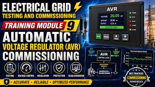 Electrical Grid Training Module 9A | Automatic Voltage Regulator AVR Commissioning