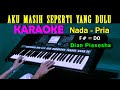 TAK INGIN SENDIRI - Dian Piesesha | KARAOKE Nada Pria