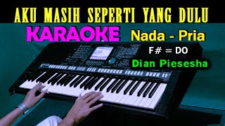 TAK INGIN SENDIRI - Dian Piesesha | KARAOKE Nada Pria