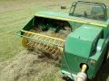 John Deere 300 Lanz and John Deere baler 342