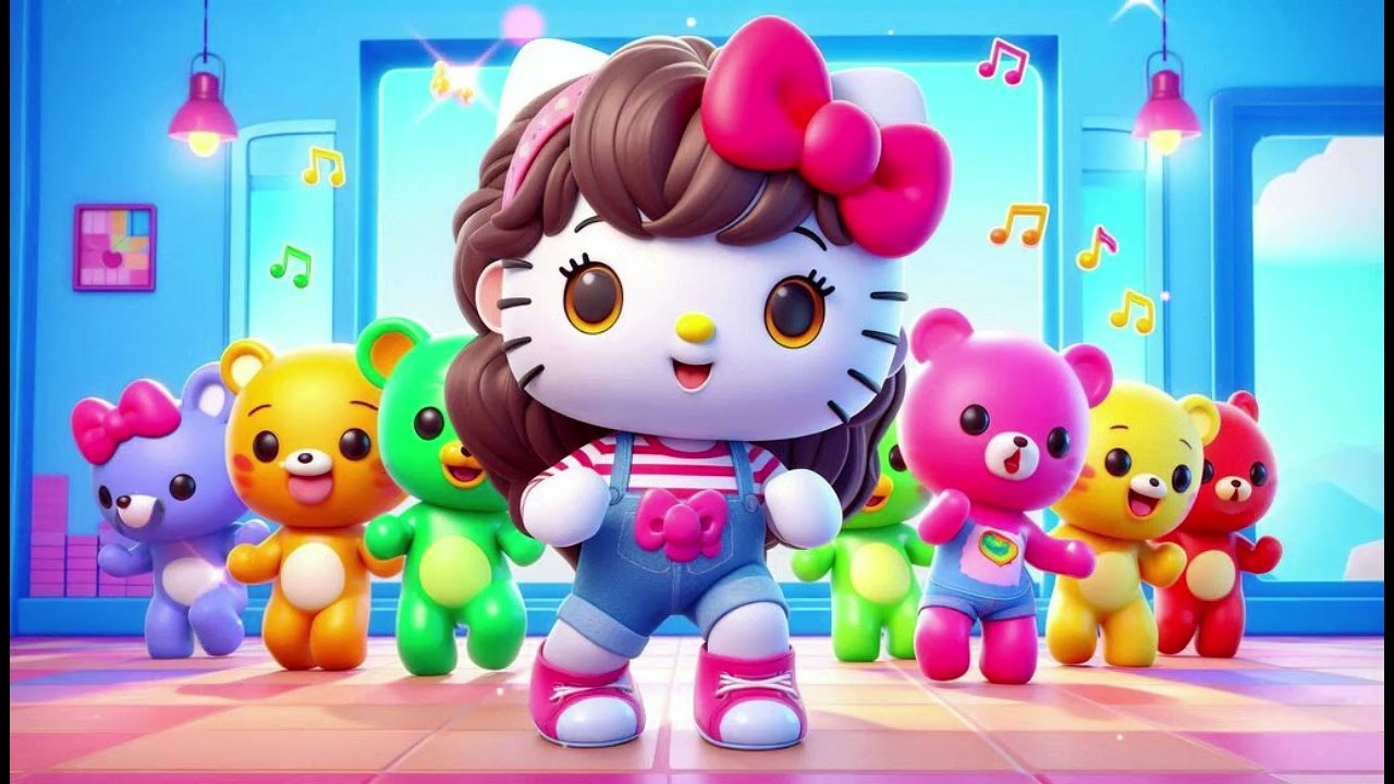 Hello Kitty & Gummy Bear Dance Off 4 | The Ultimate Dance Showdown