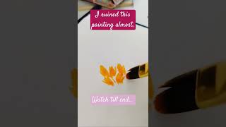 191 #originalart #fluidartist #paintingwatercolor #springdiaries #painting #floraart #art #flowers