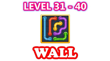 Line Puzzle: Pipe Art - Wall Pack Level 31 - 40 - Walkthrough