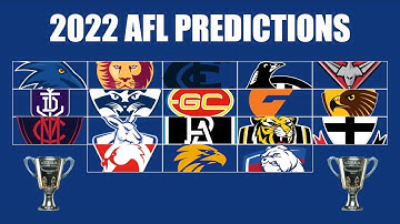2022 AFL PREDICTIONS (LADDER + FINALS + AWARDS)