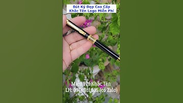 Bút ký cao cấp khắc tên in logo làm quà tặng #shorts