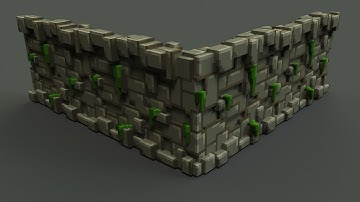 Creating a voxel wall - Magica Voxel timelapse