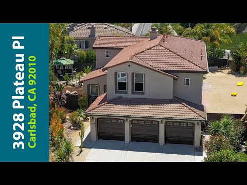 3928 Plateau Pl, Carlsbad, CA home video tour