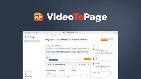 VideoToPage Appsumo Lifetime Deal: 5 MINUTES a Day to TURN VIDEO into PROFITABLE Blog Content
