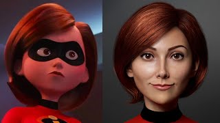 3D Model of Elastigirl (Helen Parr) from The Incredibles