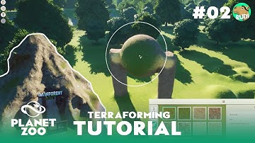 Planet Zoo Quick Tutorial - Terraforming / Landscaping / Terrain